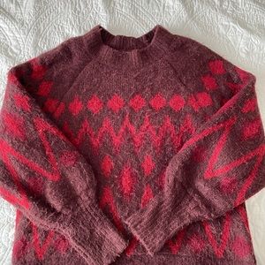 chunky oversized sweater